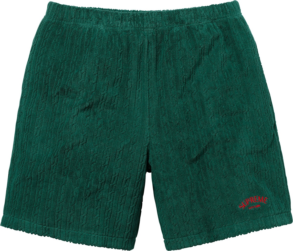 Cable Knit Terry Short view 4